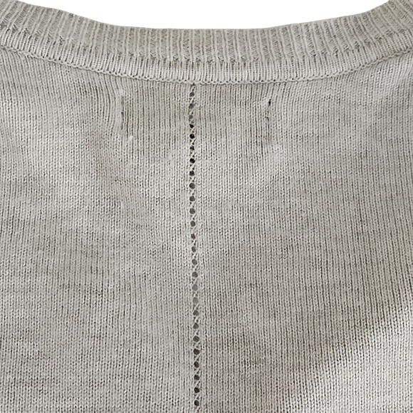 NICOLE MILLER NEW YORK Beige Button-Down Cardigan – Small - Picture 5 of 12
